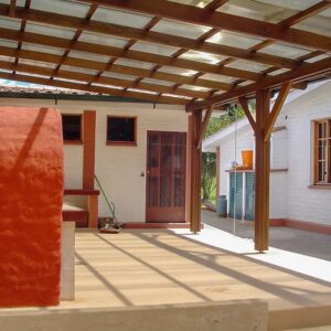 Pérgola triple viga